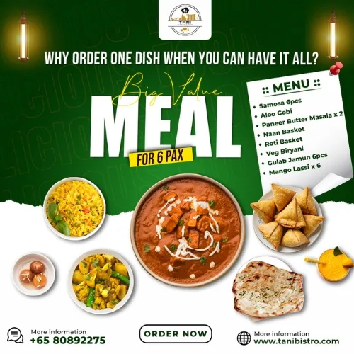 Veg Meal for 6 Veg-Family-Feast-Combo-For-6