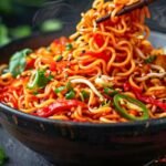 Spicy-Szechuan-Noodles-with-vegetables